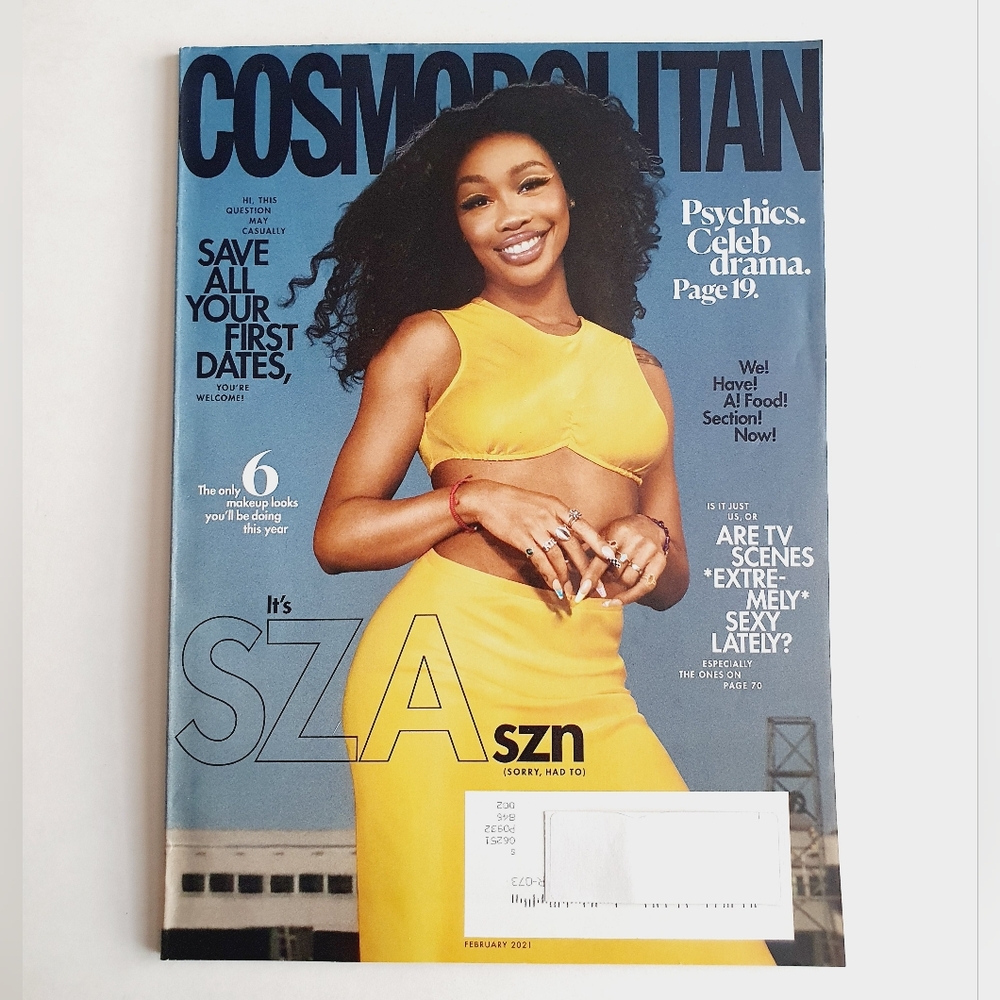 Cosmopolitan Magazine February, 2021 - SZA Szn